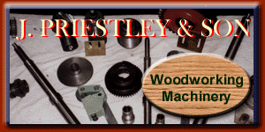 Spares (these are Robinson) - J. Priestley, woodworking engineers, specialists in the sale, refurbishment and maintenance of woodworking machinery
